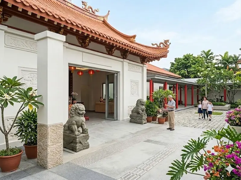 Religious site CCTV and crowd monitoring Singapore